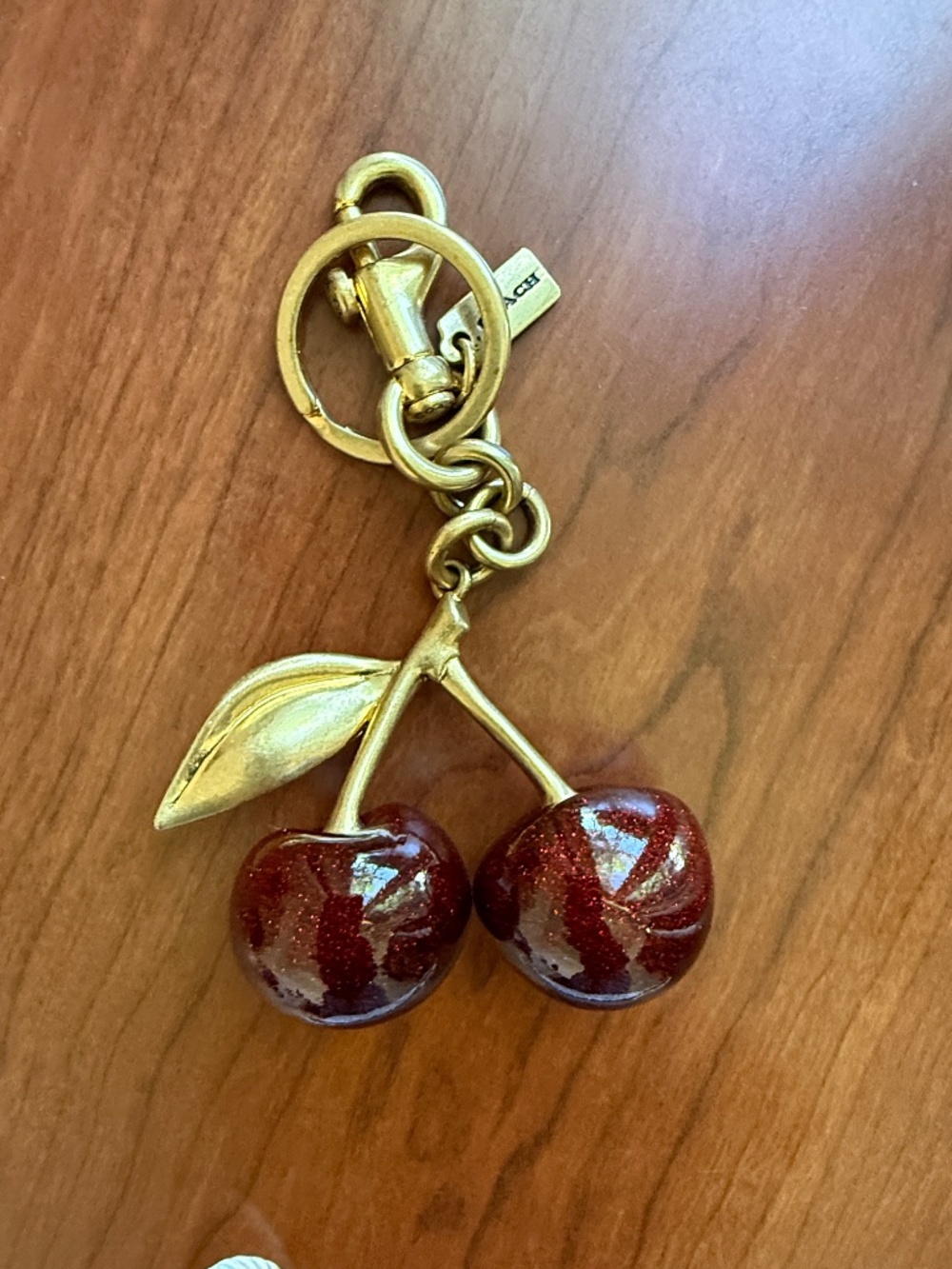 Coach Cherry Bag Charm - Picture 5 of 6